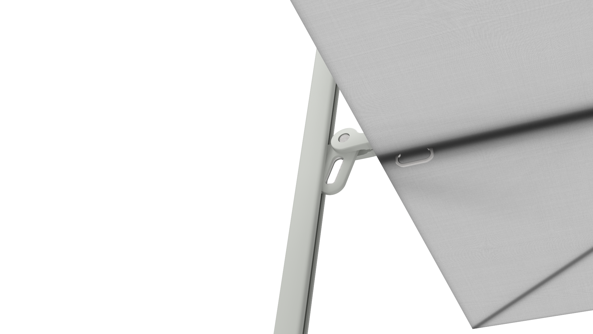 Versa UX Cantillever umbrella   architectural detail handle