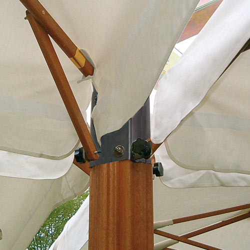 Parasol rectangular desplazado 3.5x7m Alu Double Scolaro SCOLARO